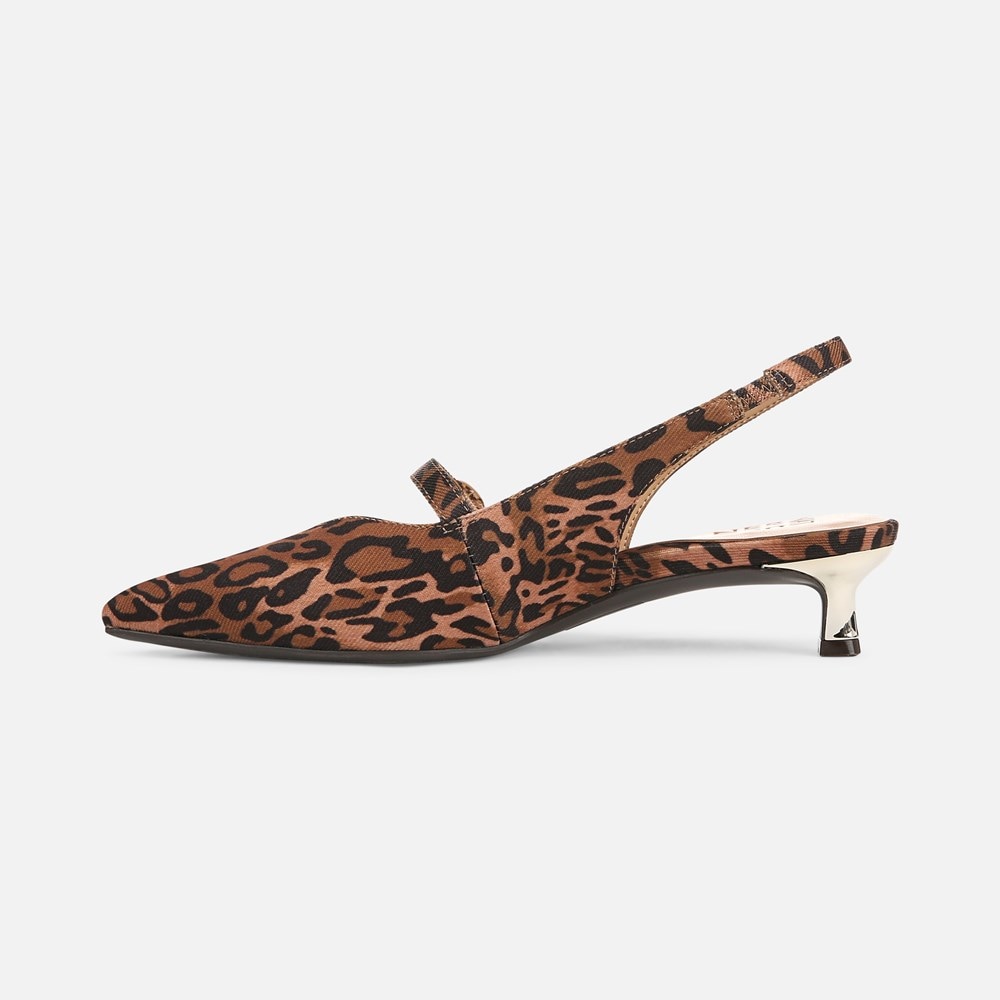 Naturalizer Grayson Mary Jane Slingback - Leopard Print Fabric Naturalizer Grayson Mary Jane Slingback - Leopard Print Fabric