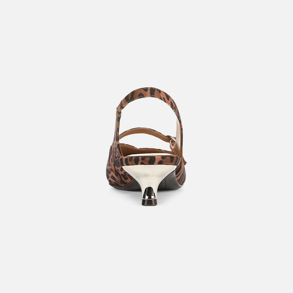 Naturalizer Grayson Mary Jane Slingback - Leopard Print Fabric Naturalizer Grayson Mary Jane Slingback - Leopard Print Fabric