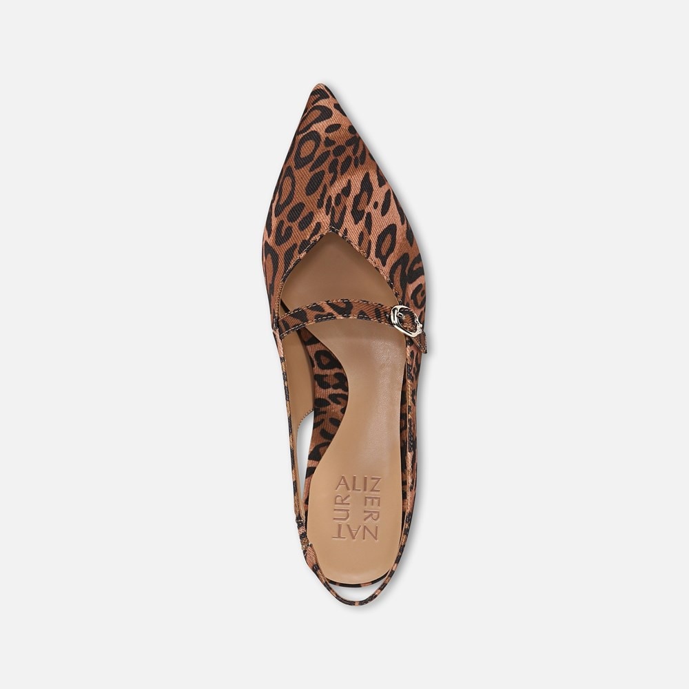 Naturalizer Grayson Mary Jane Slingback - Leopard Print Fabric Naturalizer Grayson Mary Jane Slingback - Leopard Print Fabric