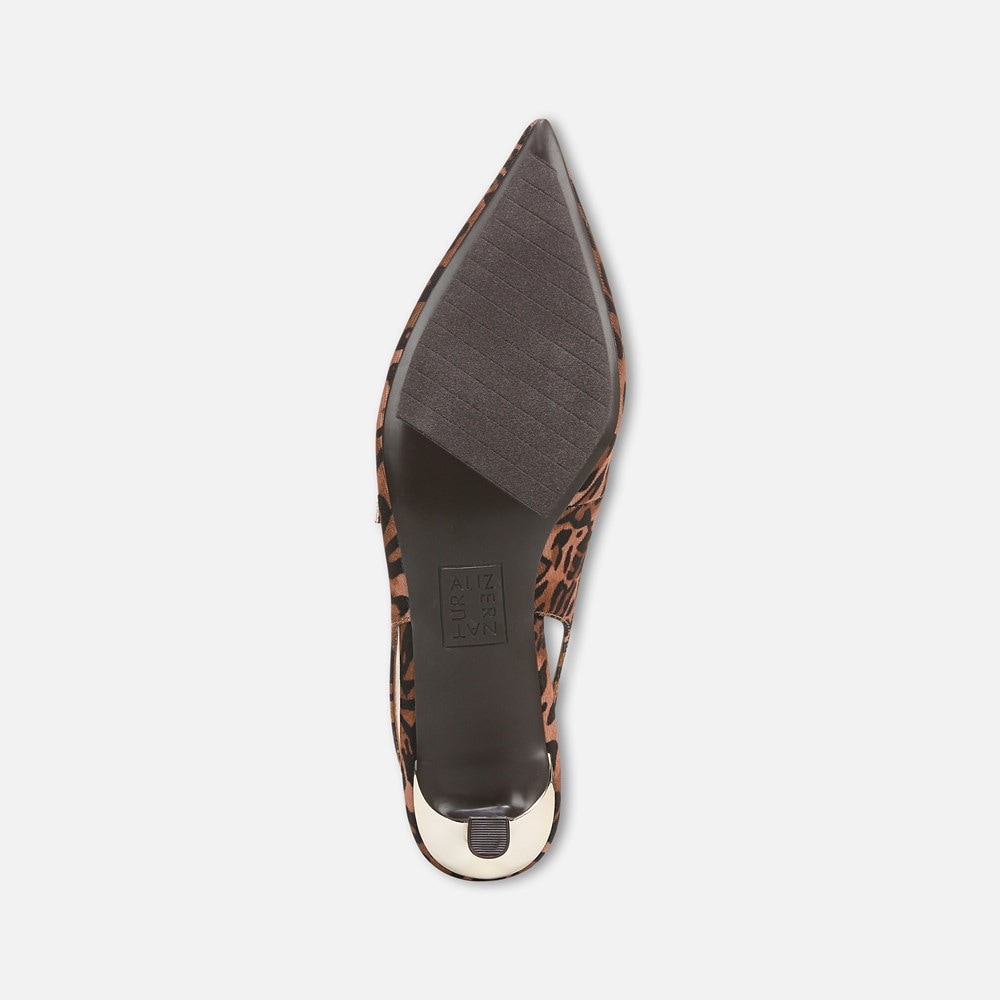 Naturalizer Grayson Mary Jane Slingback - Leopard Print Fabric Naturalizer Grayson Mary Jane Slingback - Leopard Print Fabric