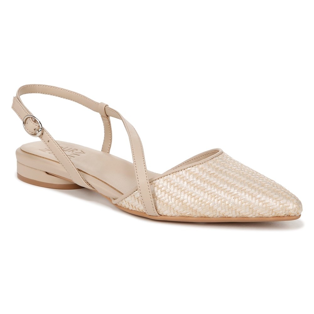 Naturalizer Hawaii Slingback Flat - Opal Natural / Tan Fabric Naturalizer Hawaii Slingback Flat - Opal Natural / Tan Fabric