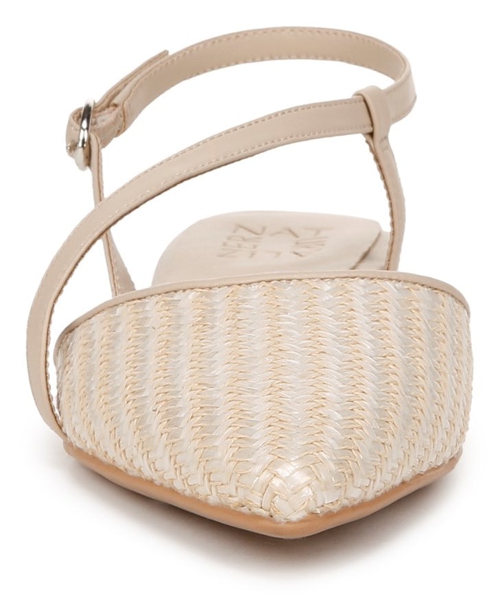 Naturalizer Hawaii Slingback Flat - Opal Natural / Tan Fabric Naturalizer Hawaii Slingback Flat - Opal Natural / Tan Fabric