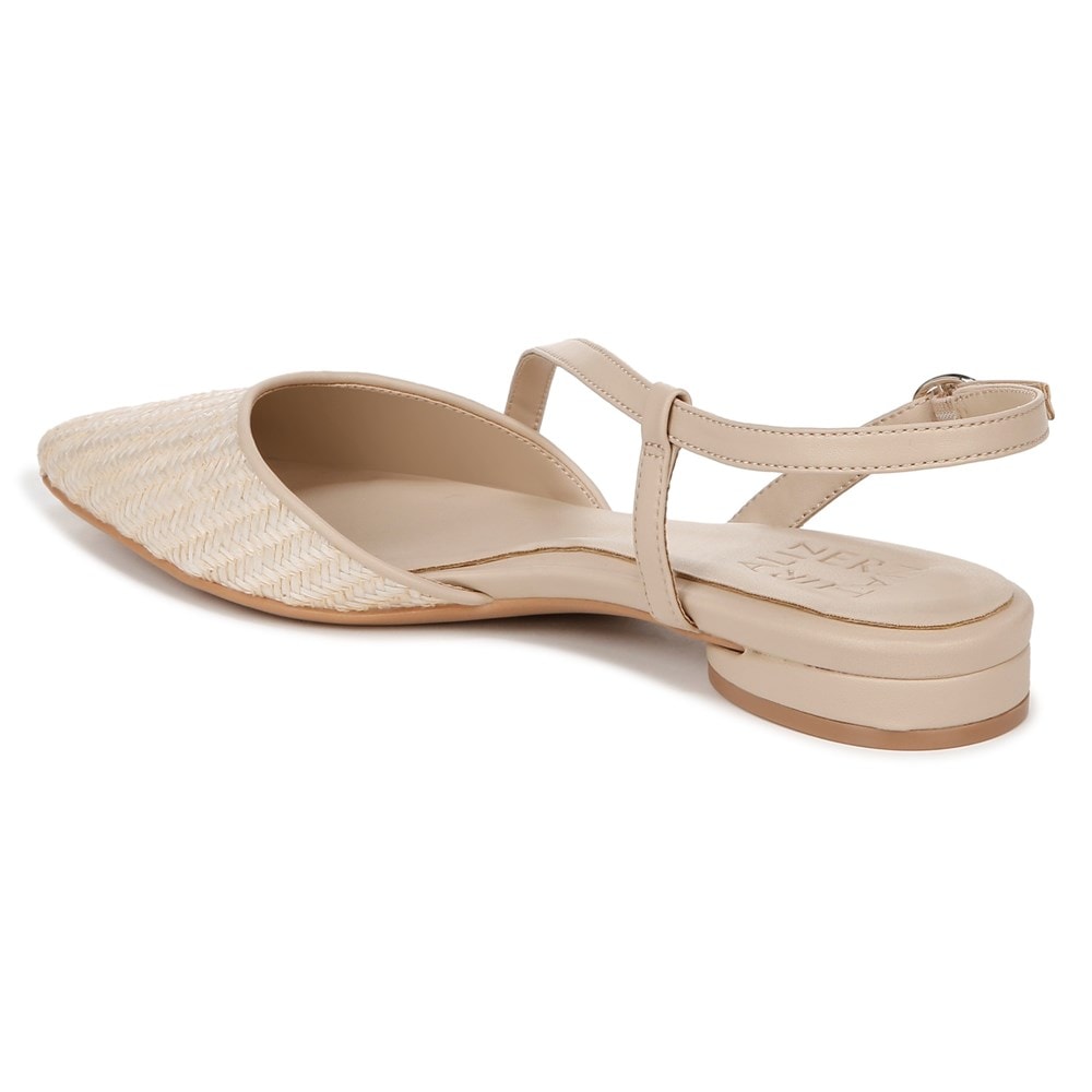 Naturalizer Hawaii Slingback Flat - Opal Natural / Tan Fabric Naturalizer Hawaii Slingback Flat - Opal Natural / Tan Fabric