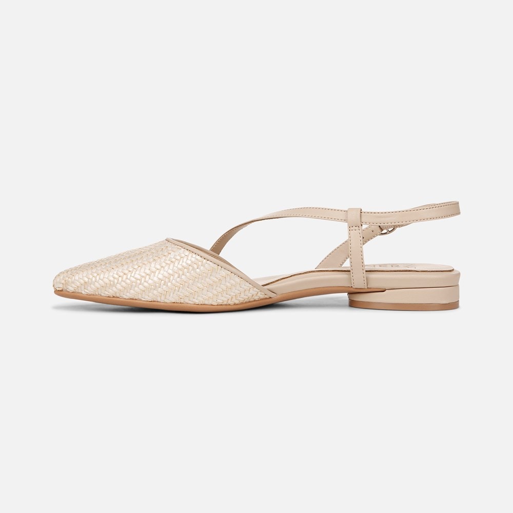 Naturalizer Hawaii Slingback Flat - Opal Natural / Tan Fabric Naturalizer Hawaii Slingback Flat - Opal Natural / Tan Fabric