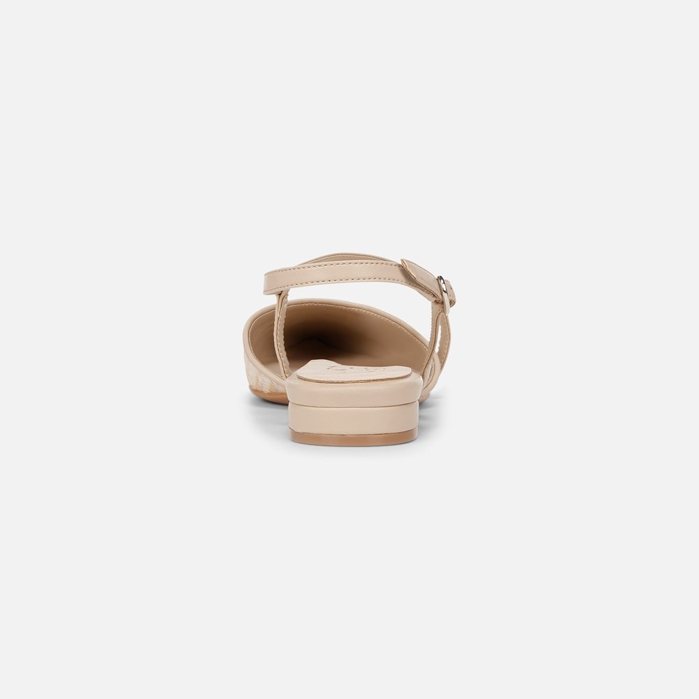 Naturalizer Hawaii Slingback Flat - Opal Natural / Tan Fabric Naturalizer Hawaii Slingback Flat - Opal Natural / Tan Fabric