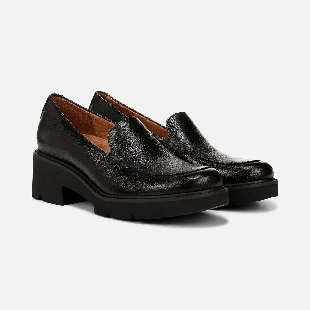 Naturalizer Cabaret Loafer - Black Faux Leather Naturalizer Cabaret Loafer - Black Faux Leather