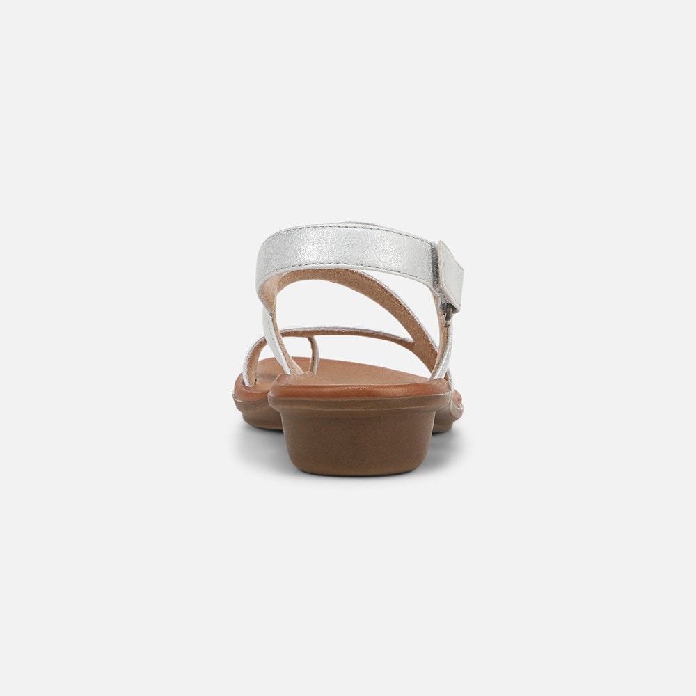 Naturalizer Soul Shakina Sandal - Silver Faux Leather Naturalizer Soul Shakina Sandal - Silver Faux Leather