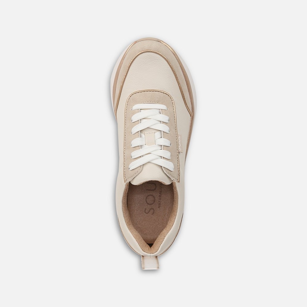 Naturalizer SOUL Roquel Lace Up Sneaker - Porcelain Faux Nubuck Naturalizer SOUL Roquel Lace Up Sneaker - Porcelain Faux Nubuck