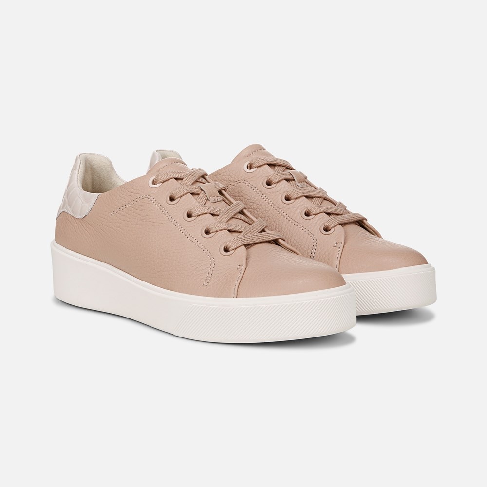 Naturalizer Morrison 2.0 Lace Up Sneaker - Vintage Mauve Leather