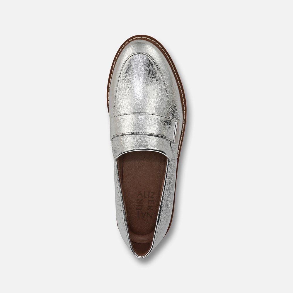 Naturalizer ADILINE LOAFER - Silver Leather Naturalizer ADILINE LOAFER - Silver Leather