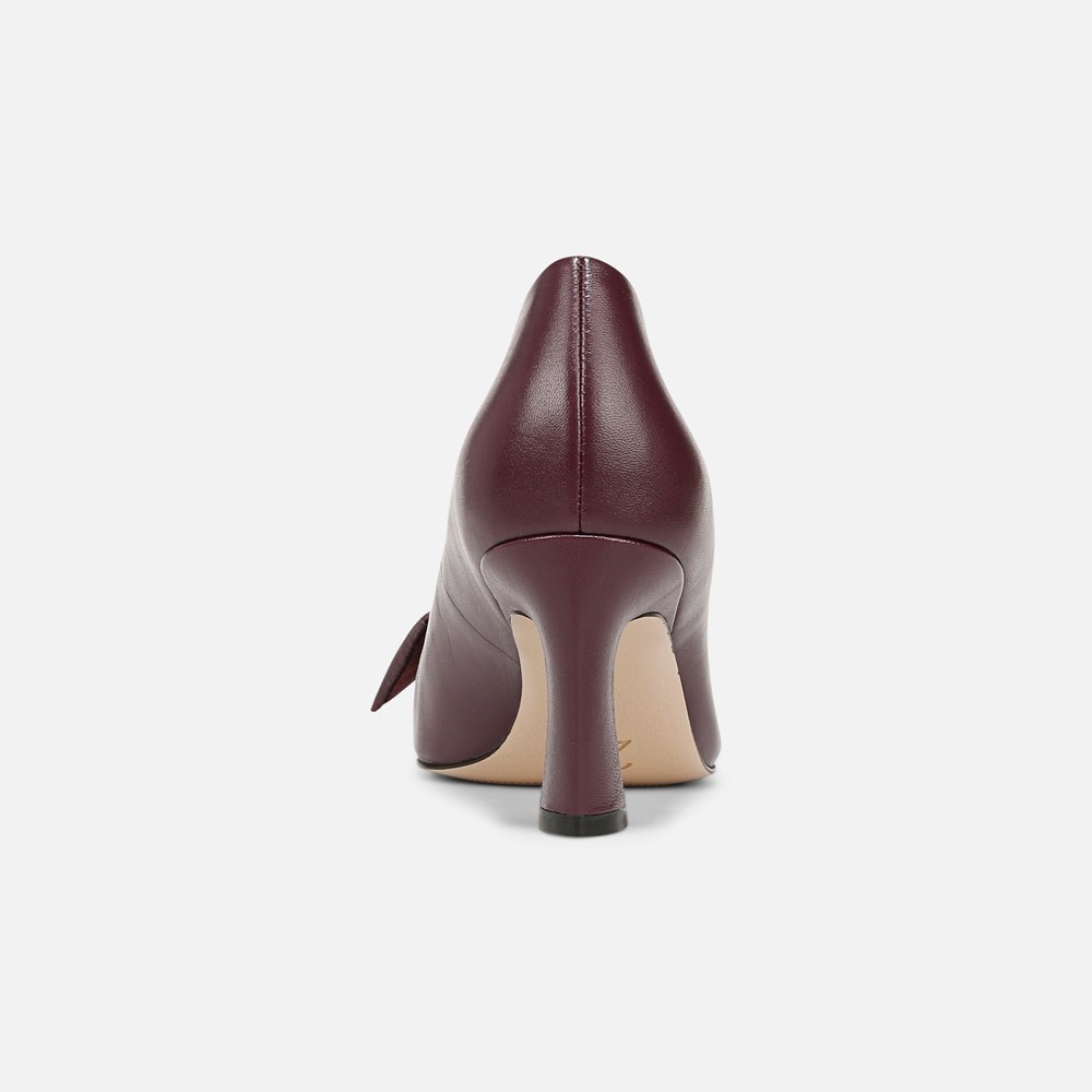 Naturalizer 27 EDIT Emery Bow Pump - Deep Plum Purple Leather Naturalizer 27 EDIT Emery Bow Pump - Deep Plum Purple Leather