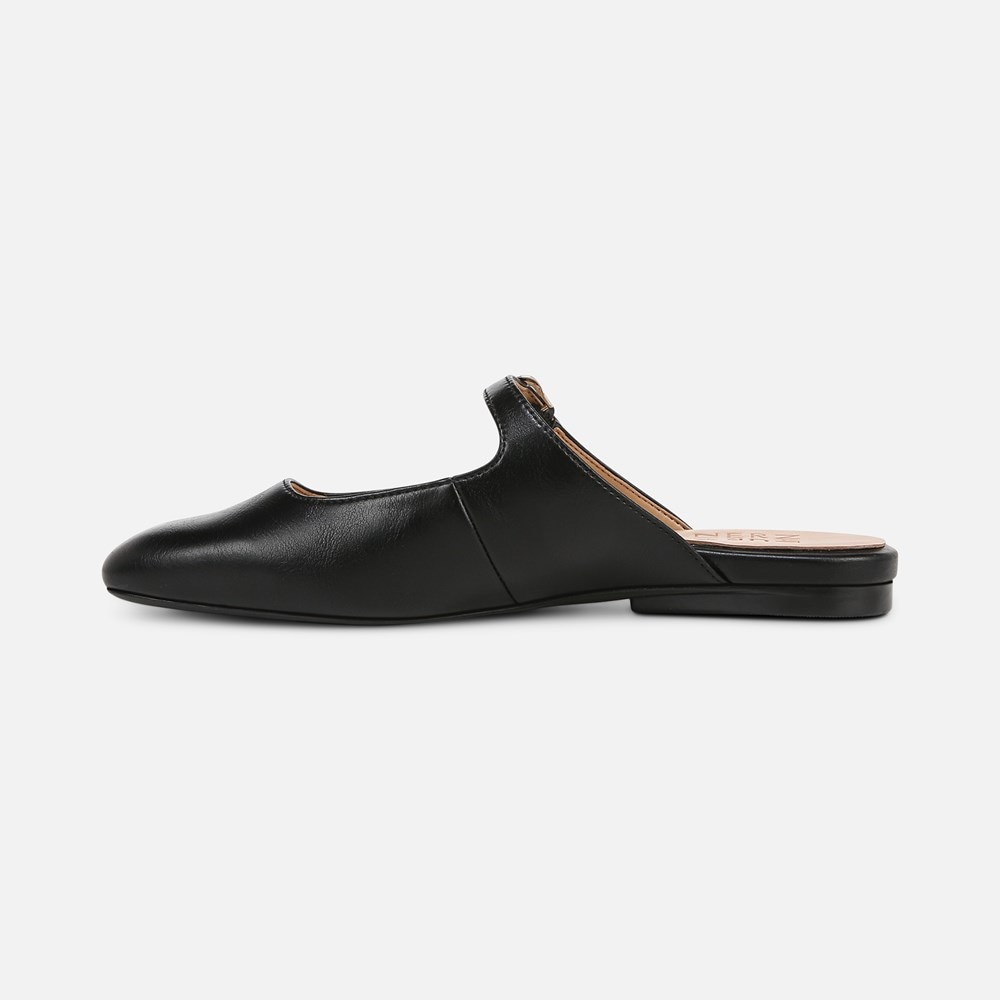 Naturalizer Apple Mary Jane Mule - Black Faux Leather Naturalizer Apple Mary Jane Mule - Black Faux Leather