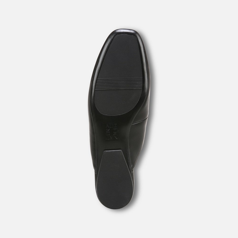 Naturalizer Apple Mary Jane Mule - Black Faux Leather Naturalizer Apple Mary Jane Mule - Black Faux Leather
