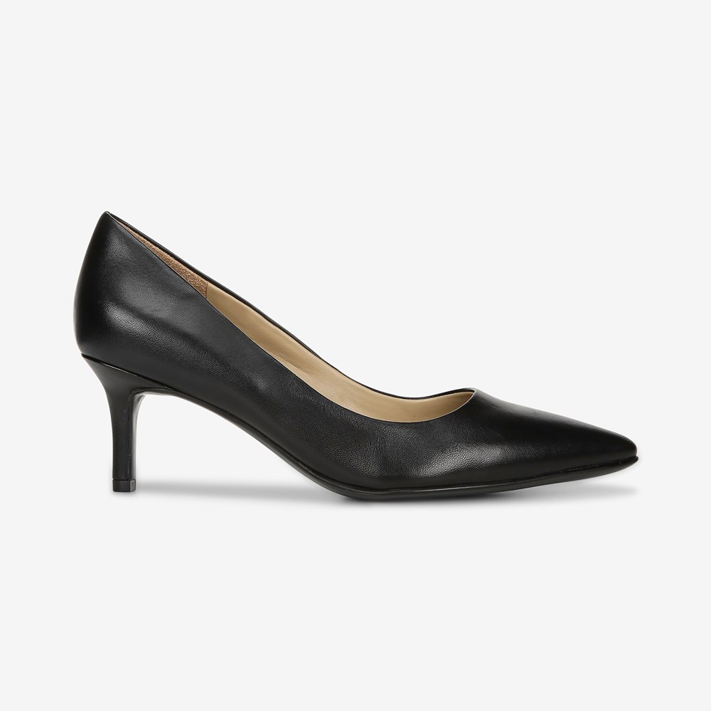 Naturalizer Everly Pump - Black Leather Naturalizer Everly Pump - Black Leather