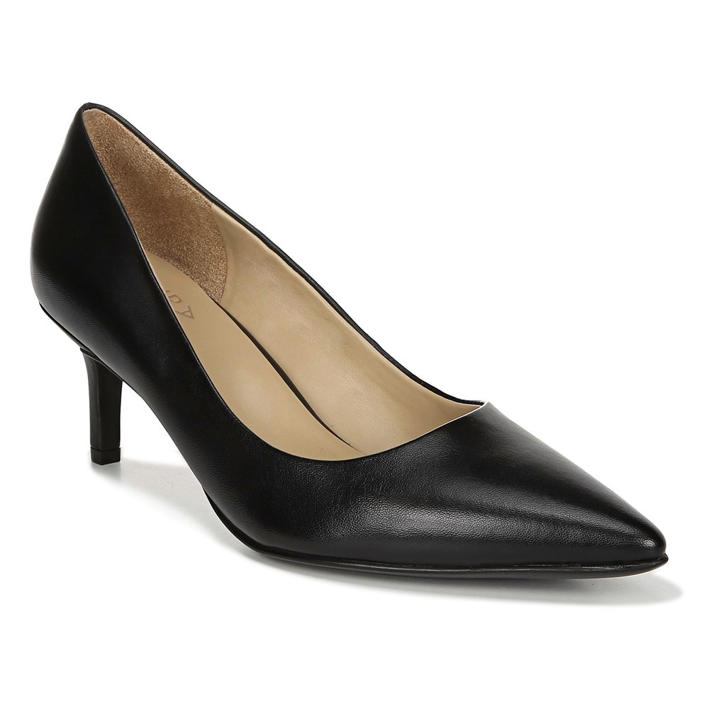 Naturalizer Everly Pump - Black Leather Naturalizer Everly Pump - Black Leather