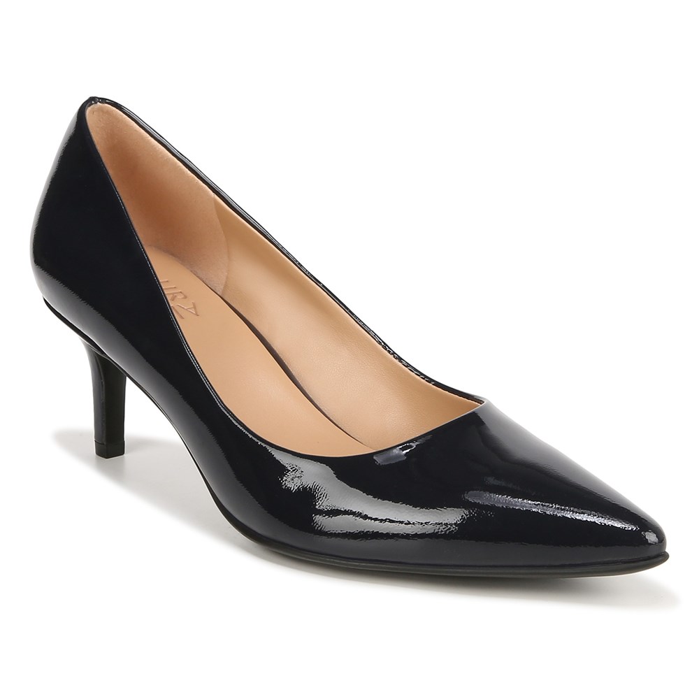 Naturalizer Everly Pump - French Navy Leather Naturalizer Everly Pump - French Navy Leather