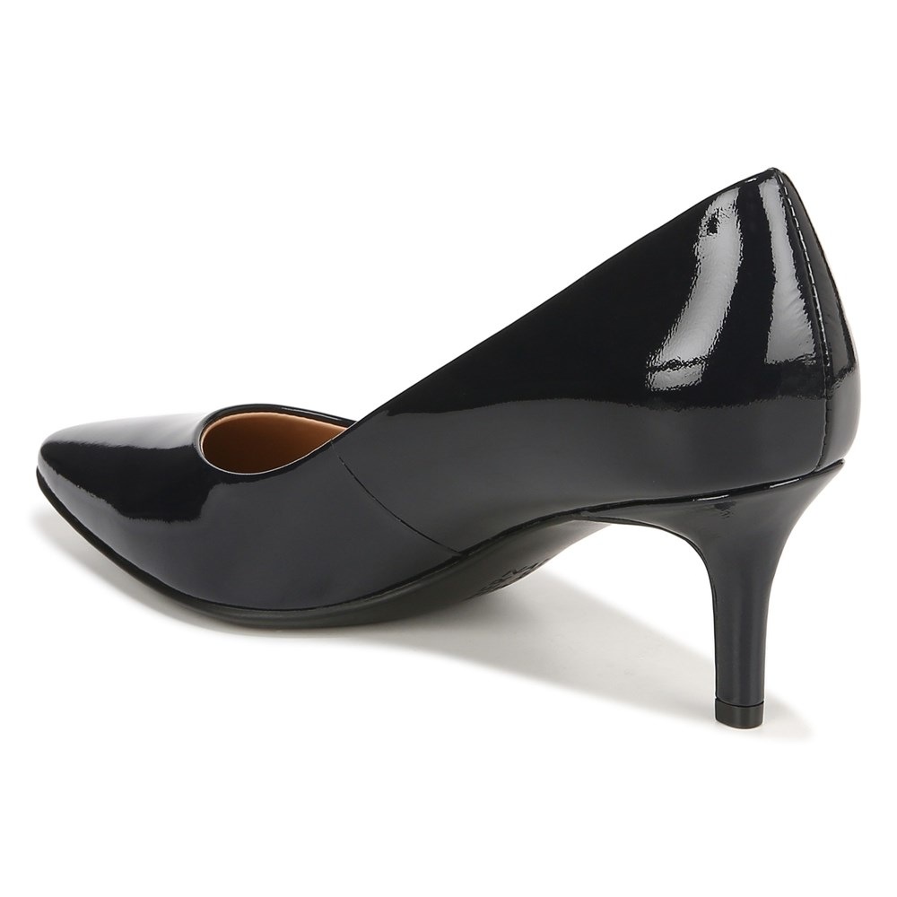 Naturalizer Everly Pump - French Navy Leather Naturalizer Everly Pump - French Navy Leather
