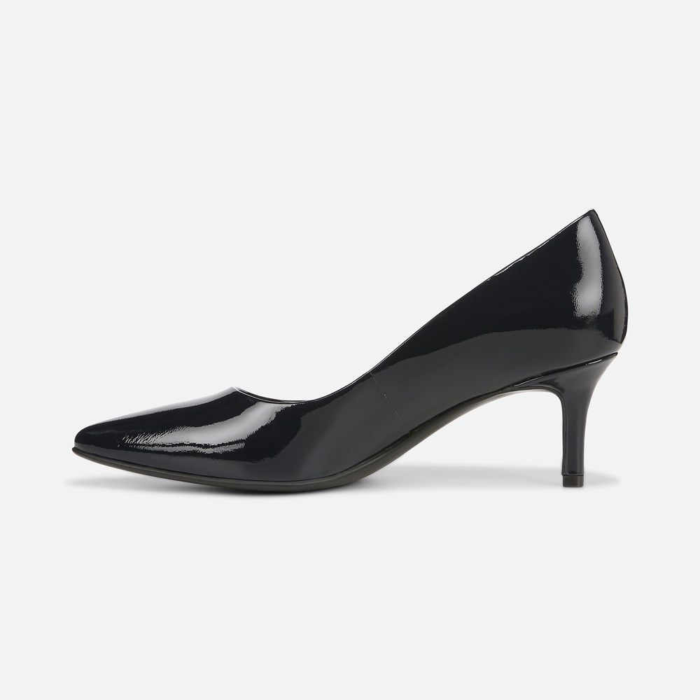 Naturalizer Everly Pump - French Navy Leather Naturalizer Everly Pump - French Navy Leather