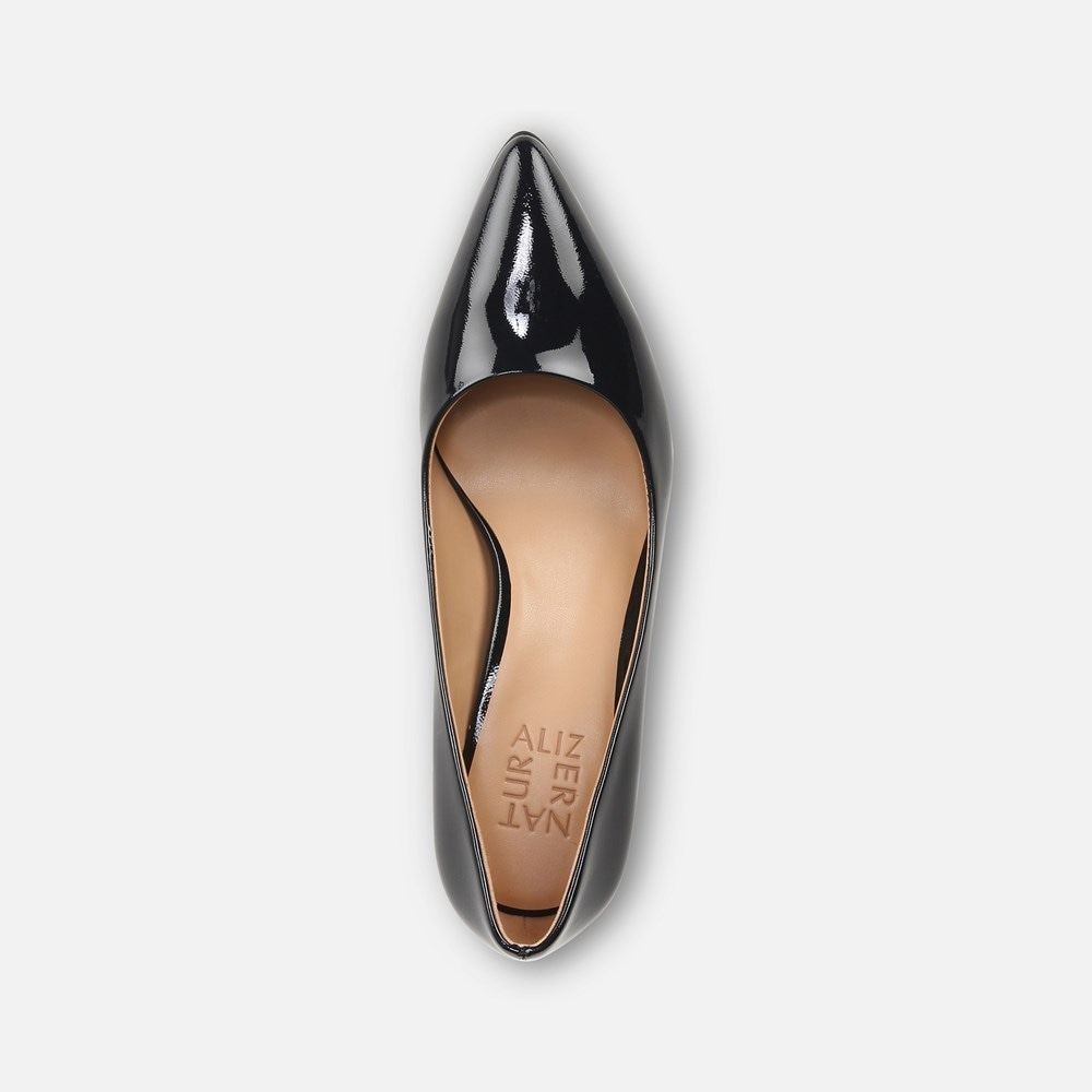 Naturalizer Everly Pump - French Navy Leather Naturalizer Everly Pump - French Navy Leather