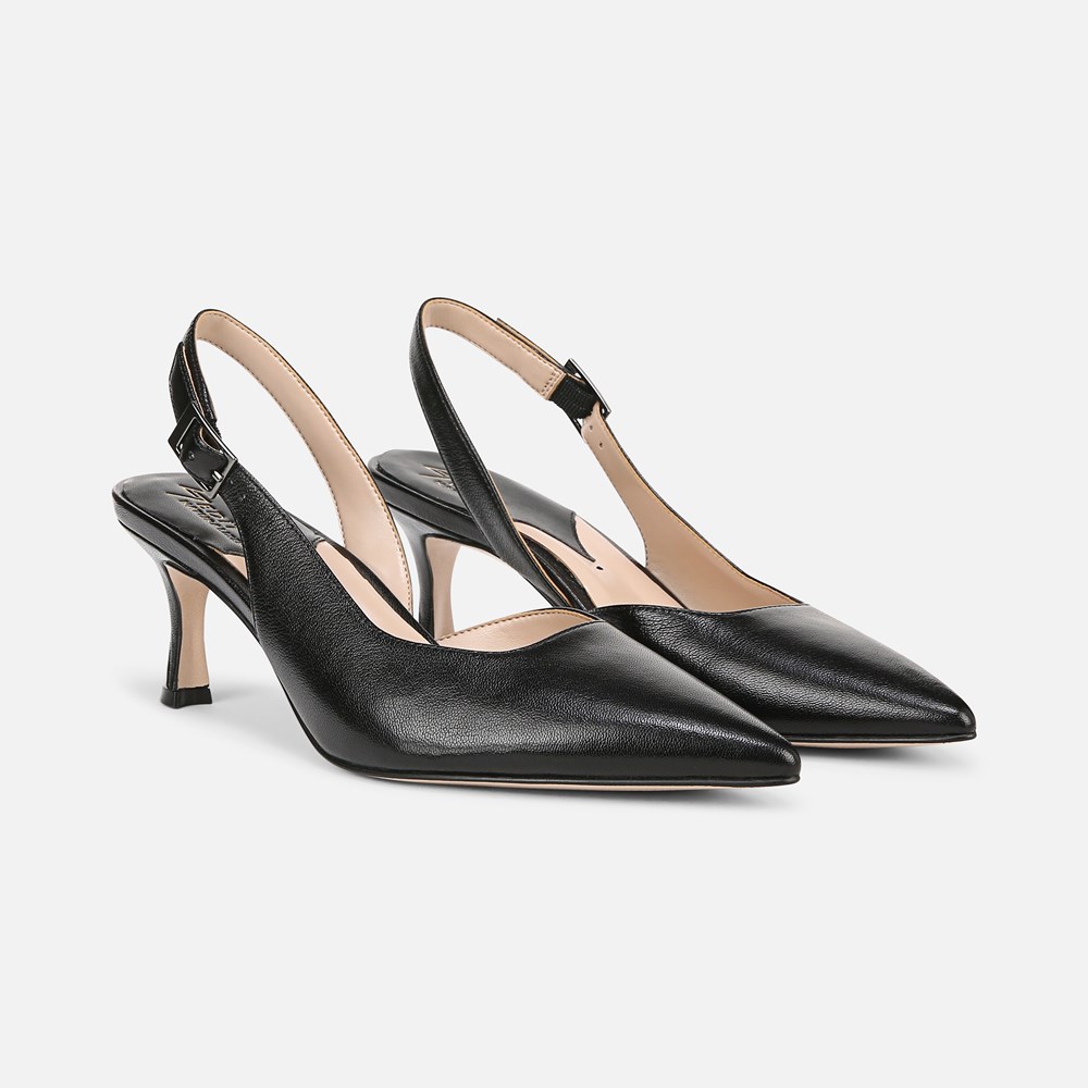 Naturalizer 27 EDIT Felicia 4 Slingback Dress Shoe - Black Leather Naturalizer 27 EDIT Felicia 4 Slingback Dress Shoe - Black Leather