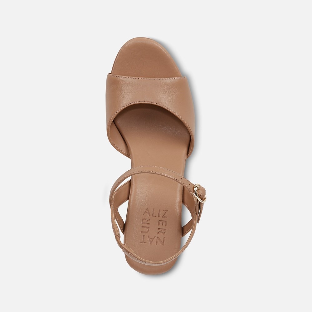 Naturalizer Lala Dress Sandal - Taupe Leather Naturalizer Lala Dress Sandal - Taupe Leather