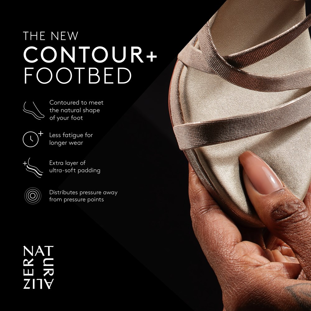 Naturalizer Lala Dress Sandal - Taupe Leather Naturalizer Lala Dress Sandal - Taupe Leather
