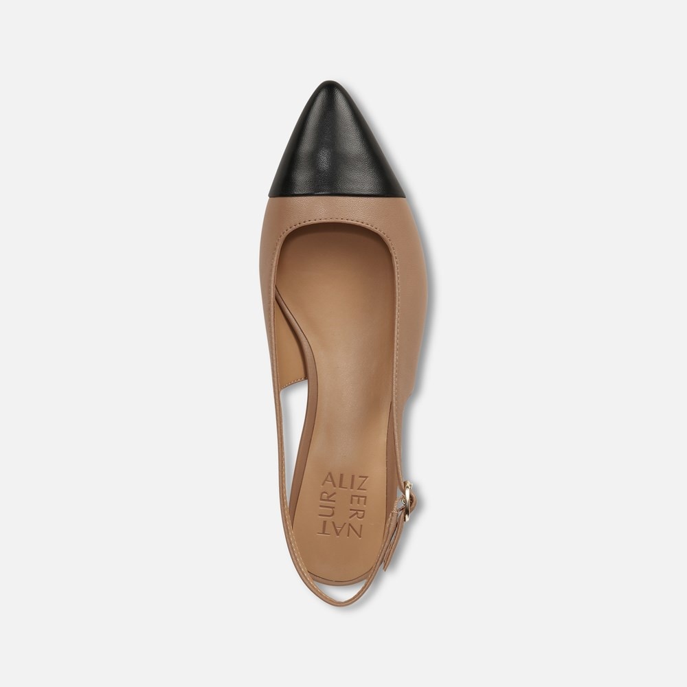 Naturalizer Banks Slingback - Taupe Leather Naturalizer Banks Slingback - Taupe Leather