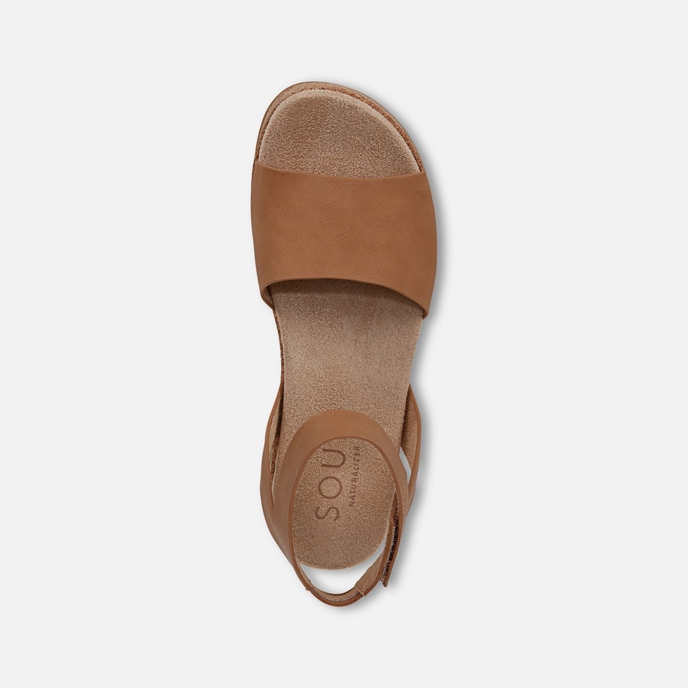 Naturalizer SOUL Deara Sandal - Cookie Dough Faux Leather
