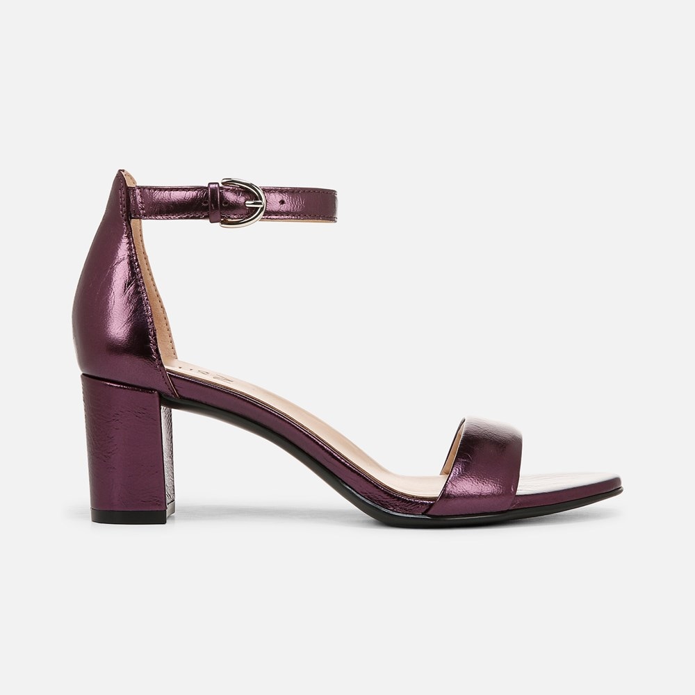 Naturalizer Vera Dress Sandal - Deep Plum Purple Leather Naturalizer Vera Dress Sandal - Deep Plum Purple Leather