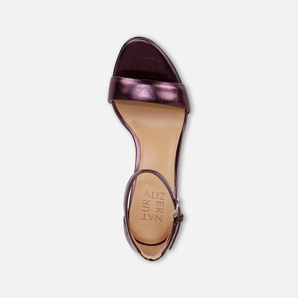 Naturalizer Vera Dress Sandal - Deep Plum Purple Leather Naturalizer Vera Dress Sandal - Deep Plum Purple Leather