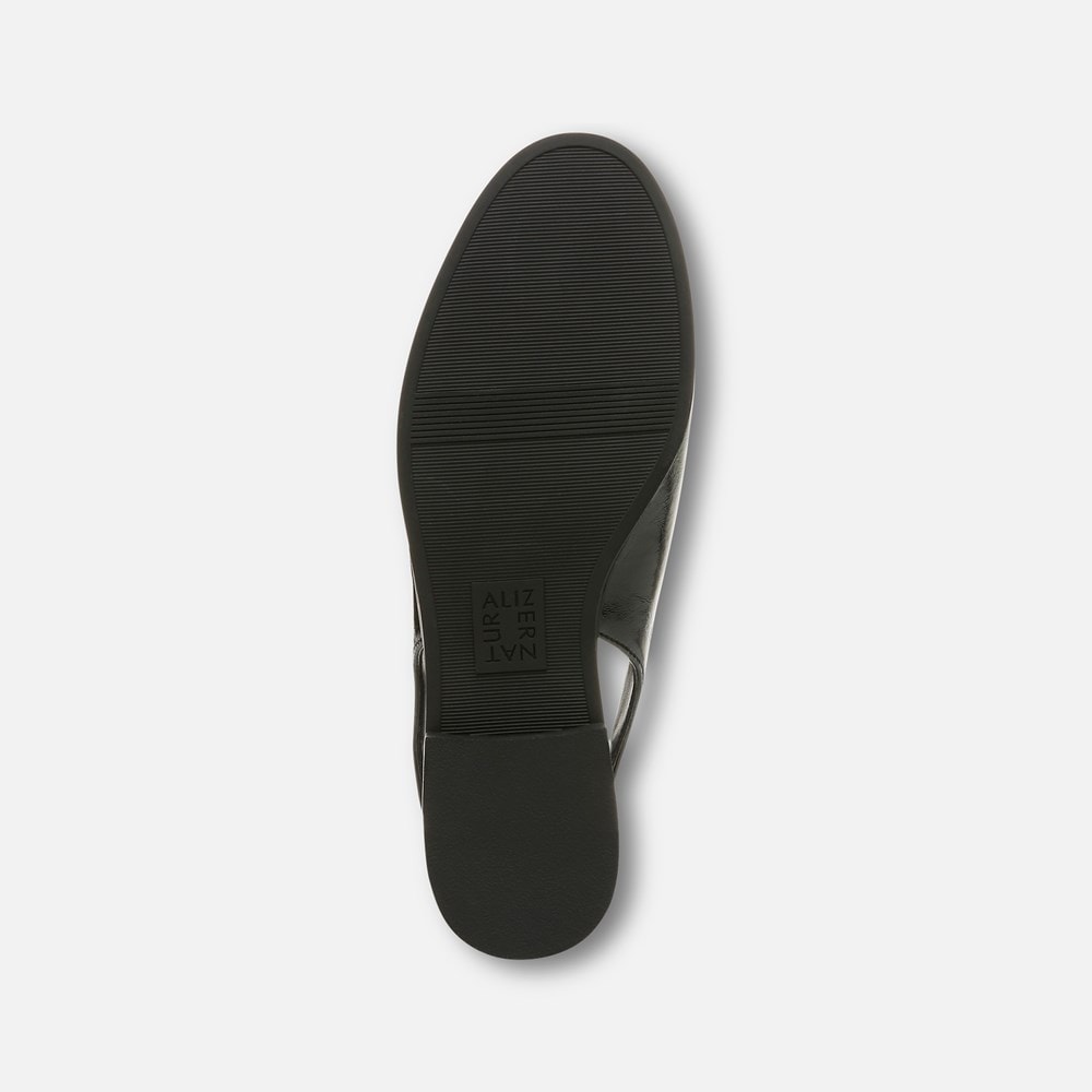 Naturalizer Milo Sling Loafer - Black Faux Leather Naturalizer Milo Sling Loafer - Black Faux Leather
