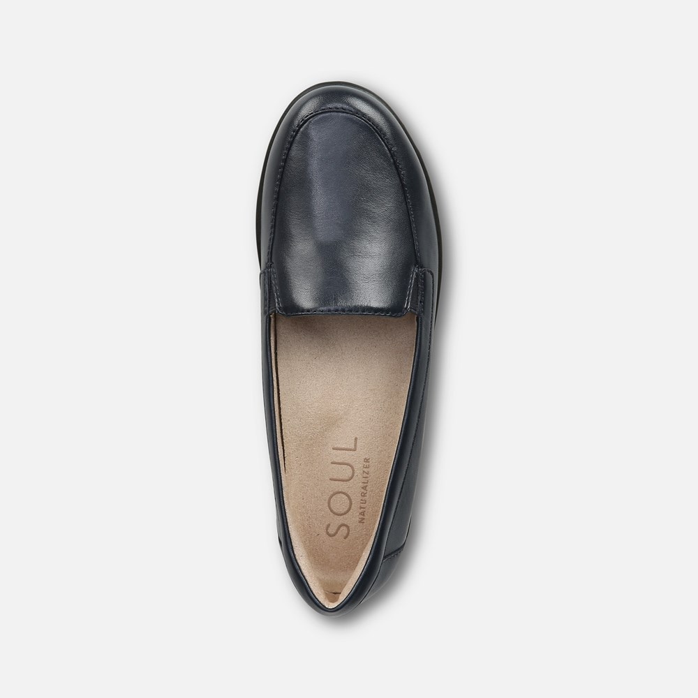 Naturalizer SOUL Kacy Flat - Navy Leather Naturalizer SOUL Kacy Flat - Navy Leather