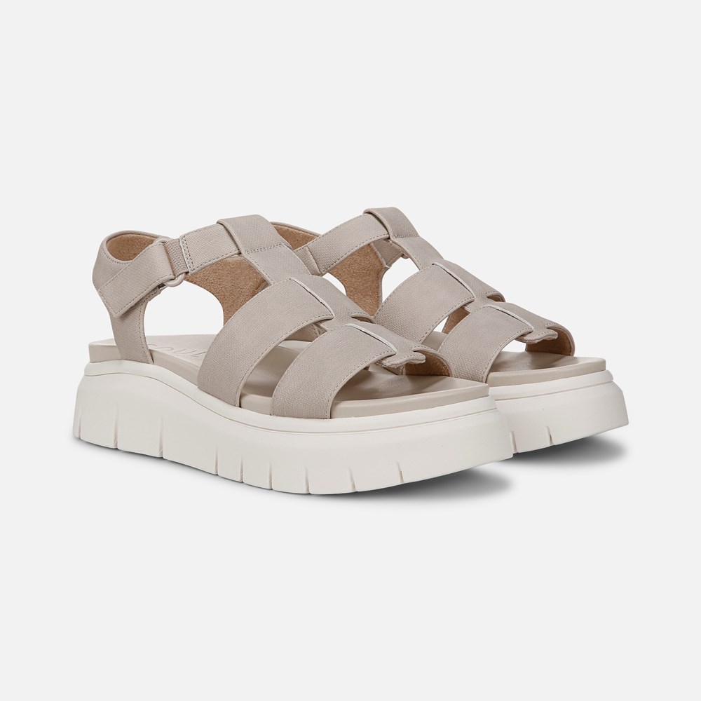 Naturalizer SOUL Pippa Sandal - Dark Porcelain Faux Leather Naturalizer SOUL Pippa Sandal - Dark Porcelain Faux Leather