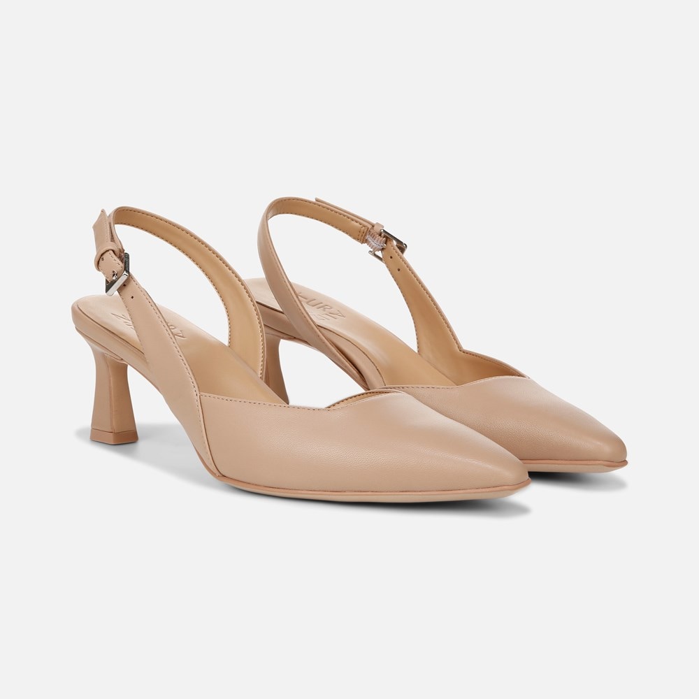 Naturalizer Dalary Slingback Pump - Creme Brulee Leather