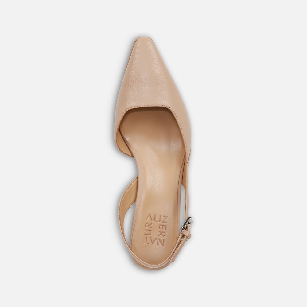 Naturalizer Dalary Slingback Pump - Creme Brulee Leather Naturalizer Dalary Slingback Pump - Creme Brulee Leather