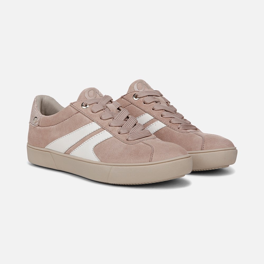 Naturalizer Medina Lace Up Sneaker - Warm Taupe Nubuck