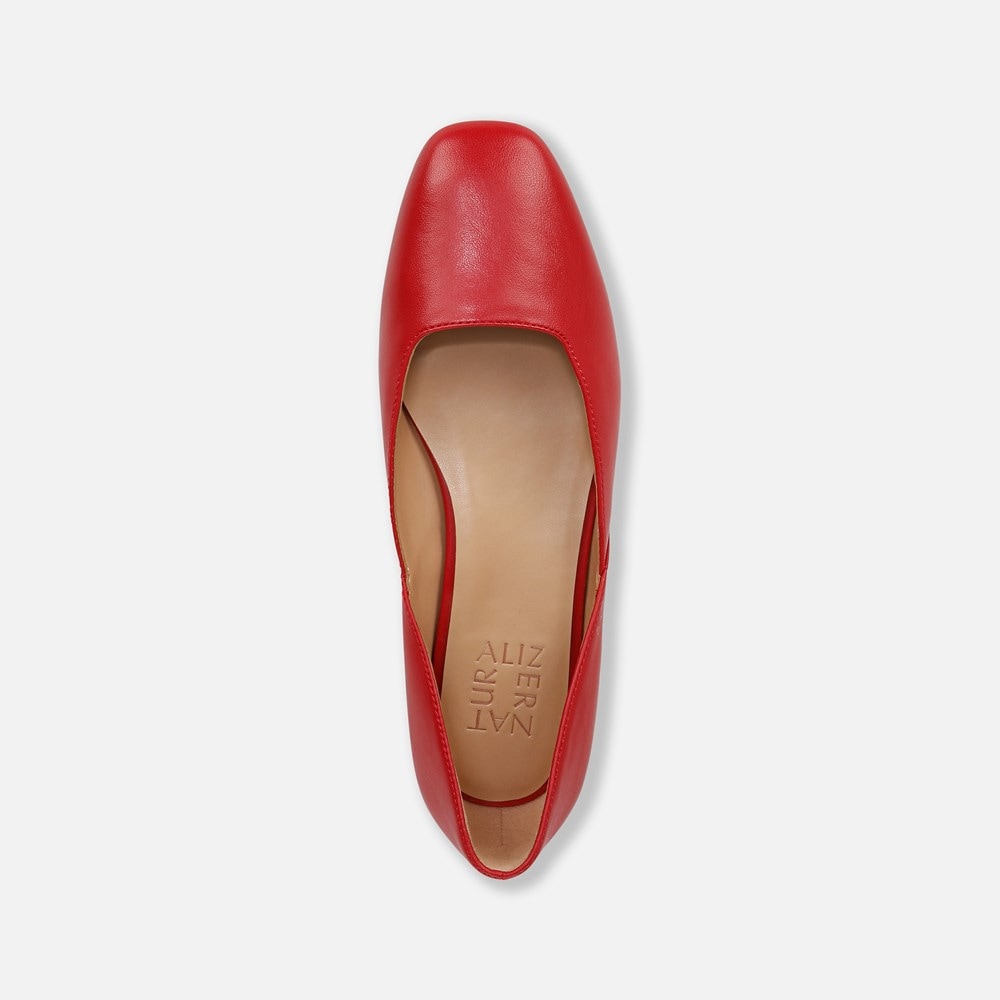 Naturalizer Cody Flat - Crimson Red Leather Naturalizer Cody Flat - Crimson Red Leather