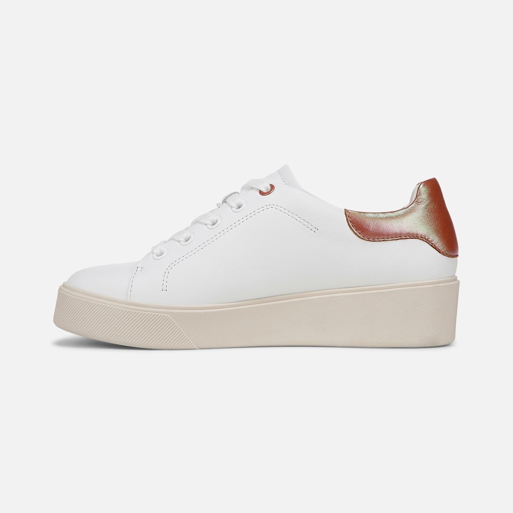 Naturalizer Morrison 2.0 Lace Up Sneaker - White / Pink Leather Naturalizer Morrison 2.0 Lace Up Sneaker - White / Pink Leather