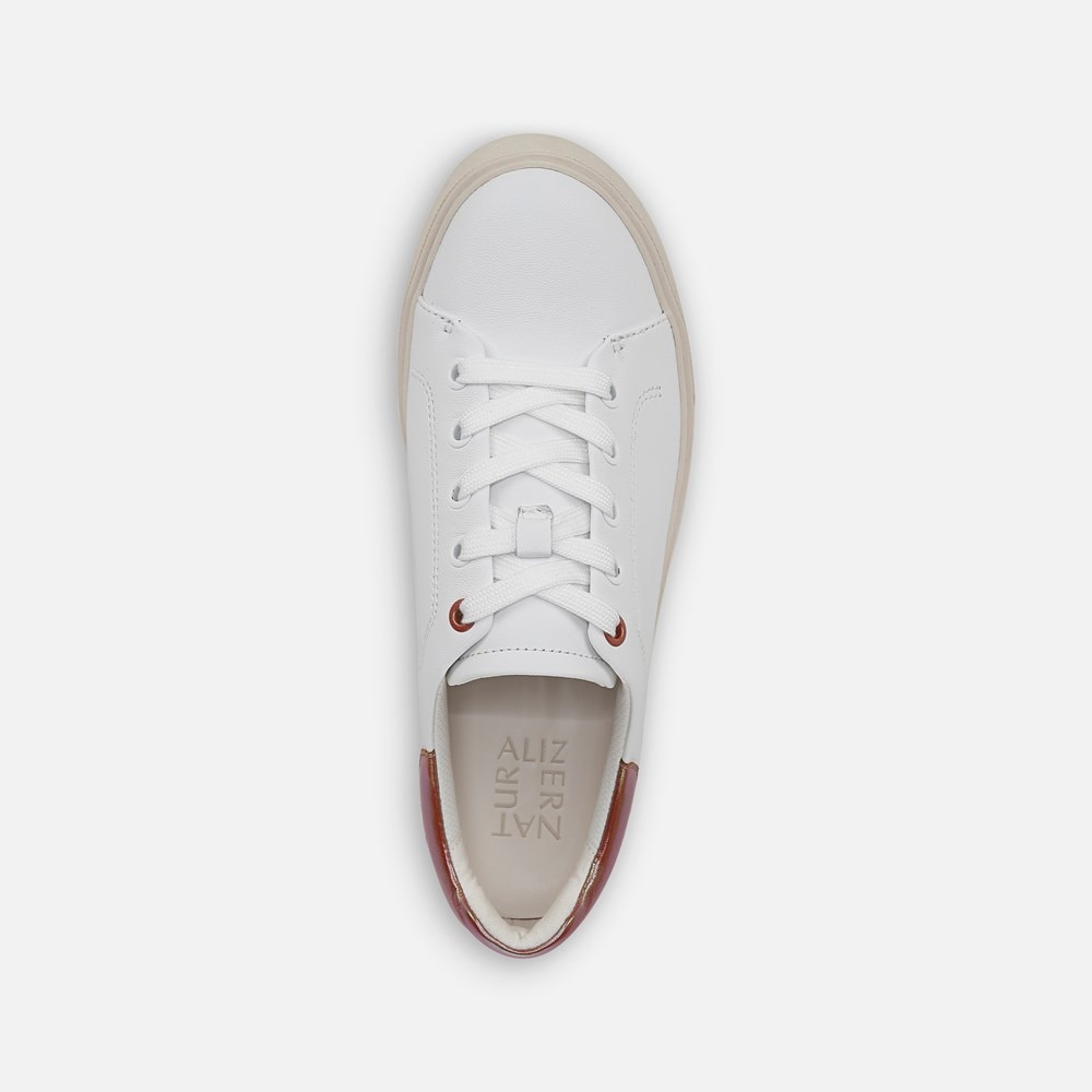 Naturalizer Morrison 2.0 Lace Up Sneaker - White / Pink Leather Naturalizer Morrison 2.0 Lace Up Sneaker - White / Pink Leather