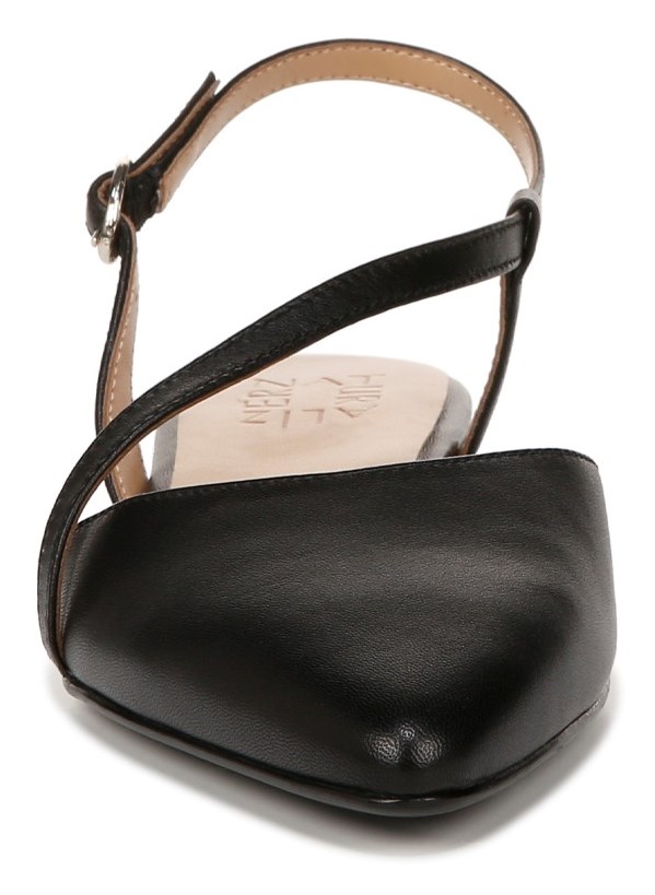 Naturalizer Hawaii Slingback Flat - Black Leather Naturalizer Hawaii Slingback Flat - Black Leather