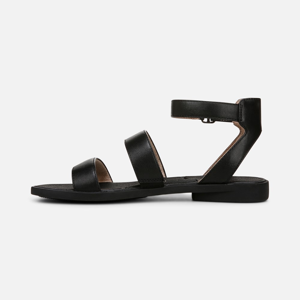 Naturalizer SOUL Fiesta Strappy Sandal - Black Faux Leather Naturalizer SOUL Fiesta Strappy Sandal - Black Faux Leather