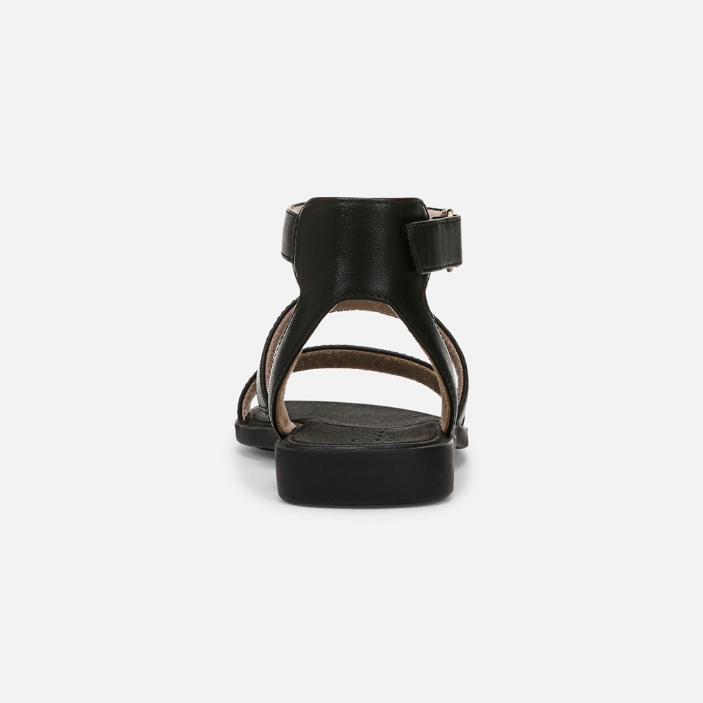 Naturalizer SOUL Fiesta Strappy Sandal - Black Faux Leather Naturalizer SOUL Fiesta Strappy Sandal - Black Faux Leather