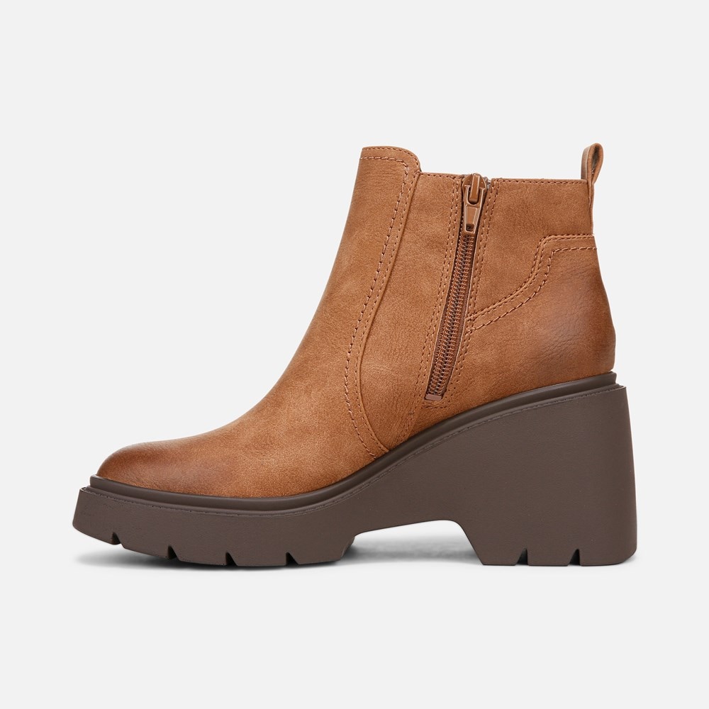 Naturalizer Soul Cora Ankle Boot - English Tea Faux Leather Naturalizer Soul Cora Ankle Boot - English Tea Faux Leather