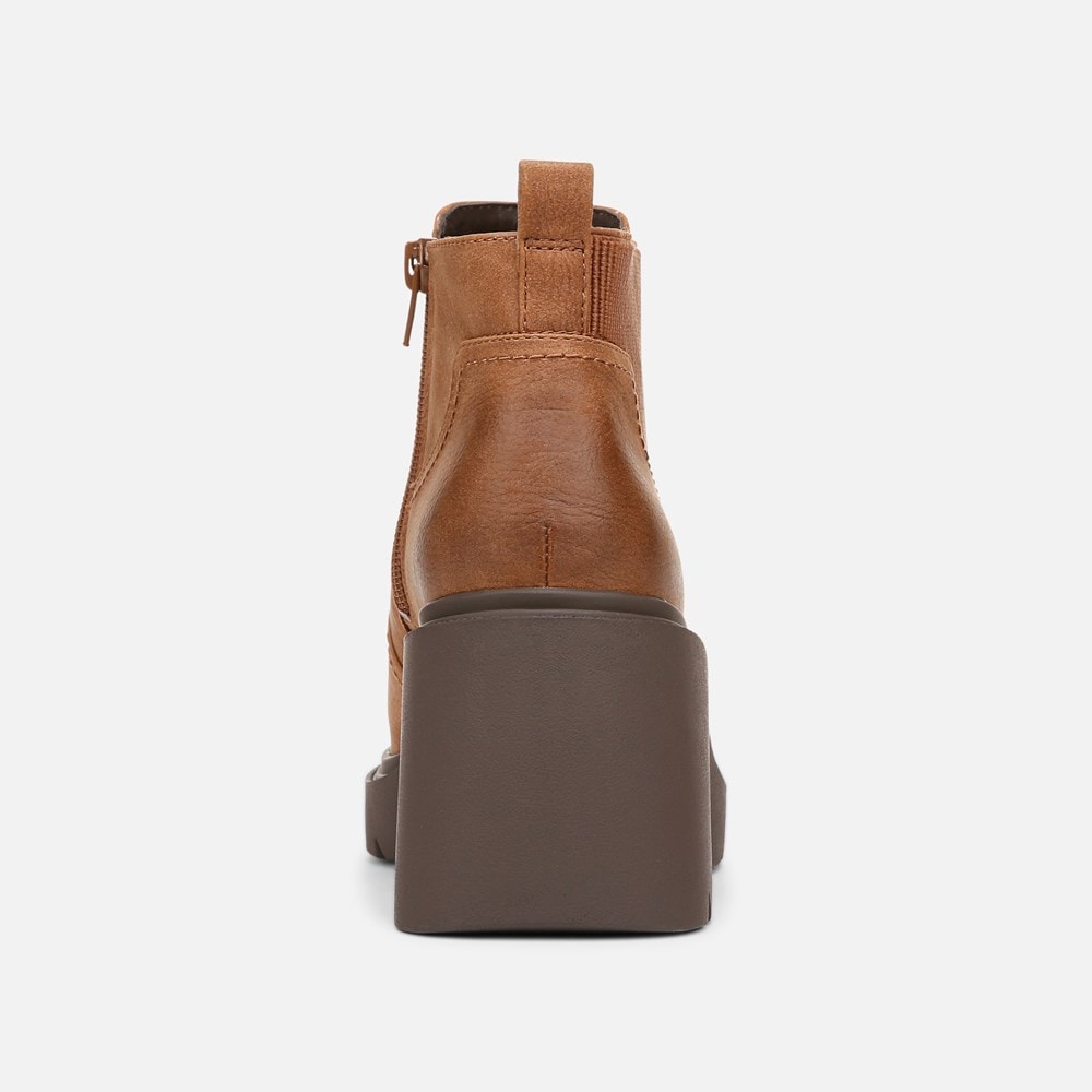 Naturalizer Soul Cora Ankle Boot - English Tea Faux Leather Naturalizer Soul Cora Ankle Boot - English Tea Faux Leather