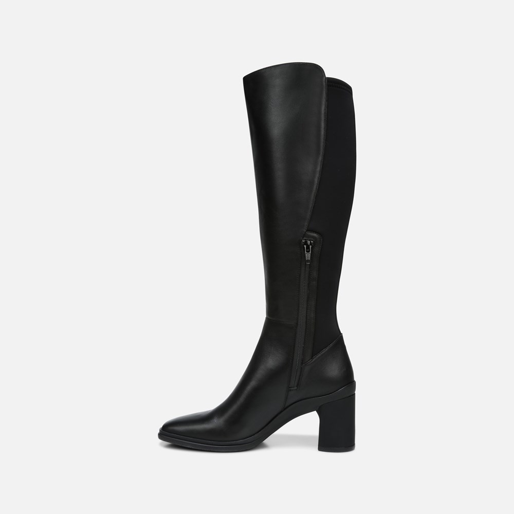 Naturalizer Axel Weatherproof Knee High Boot - Black Leather/Fabric Naturalizer Axel Weatherproof Knee High Boot - Black Leather/Fabric