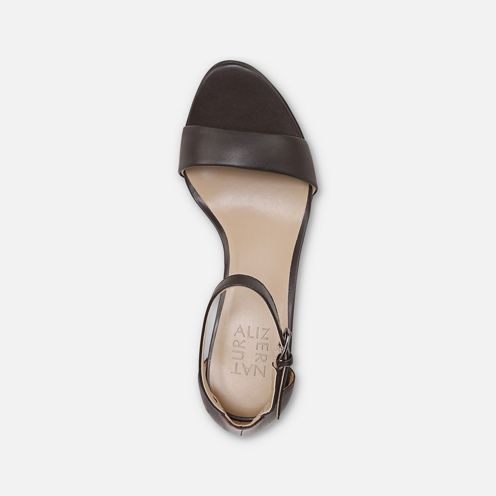 Naturalizer Vera Dress Sandal - Espresso Leather