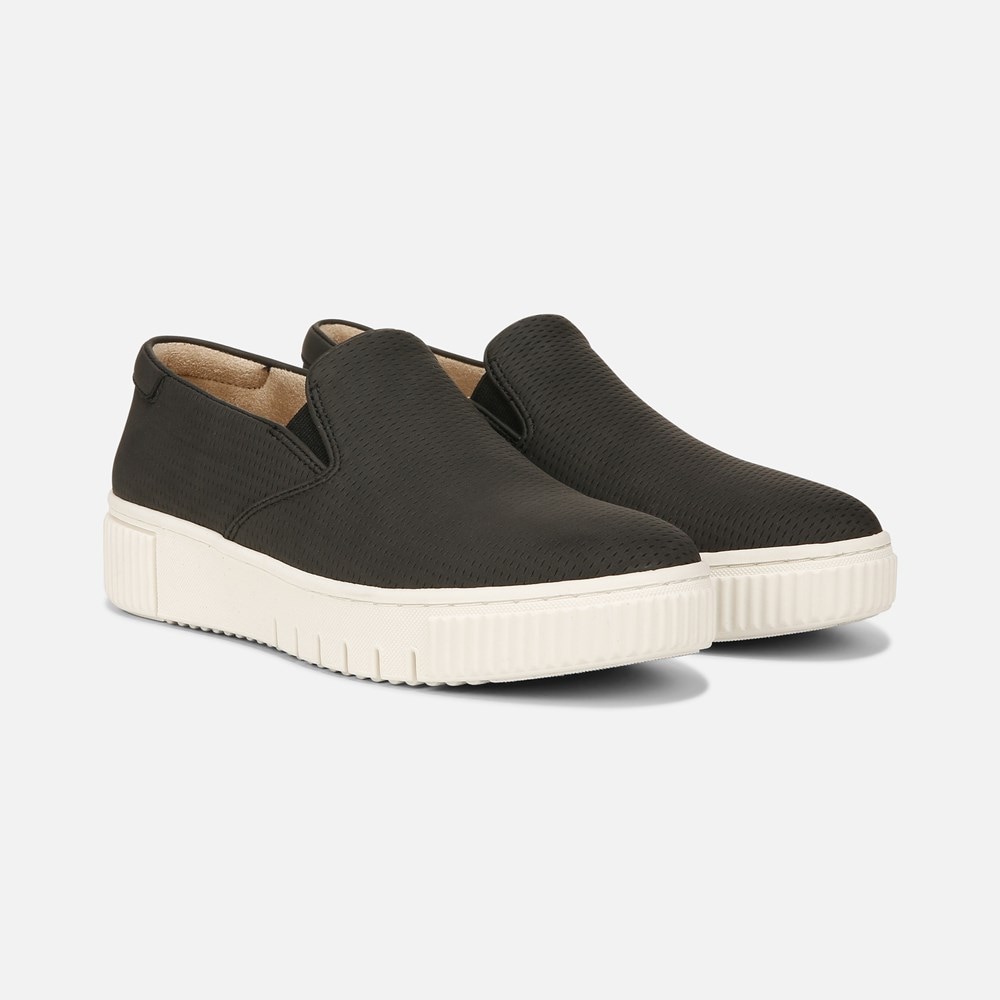 Naturalizer Soul Tia Slip On Sneaker - Black Synthetic Naturalizer Soul Tia Slip On Sneaker - Black Synthetic