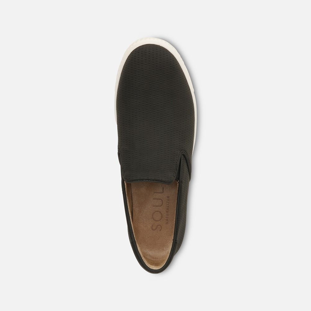Naturalizer Soul Tia Slip On Sneaker - Black Synthetic