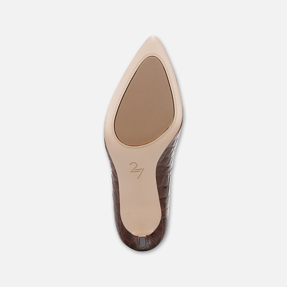 Naturalizer 27 EDIT Adele Pump - Cappuccino Brown Leather Naturalizer 27 EDIT Adele Pump - Cappuccino Brown Leather