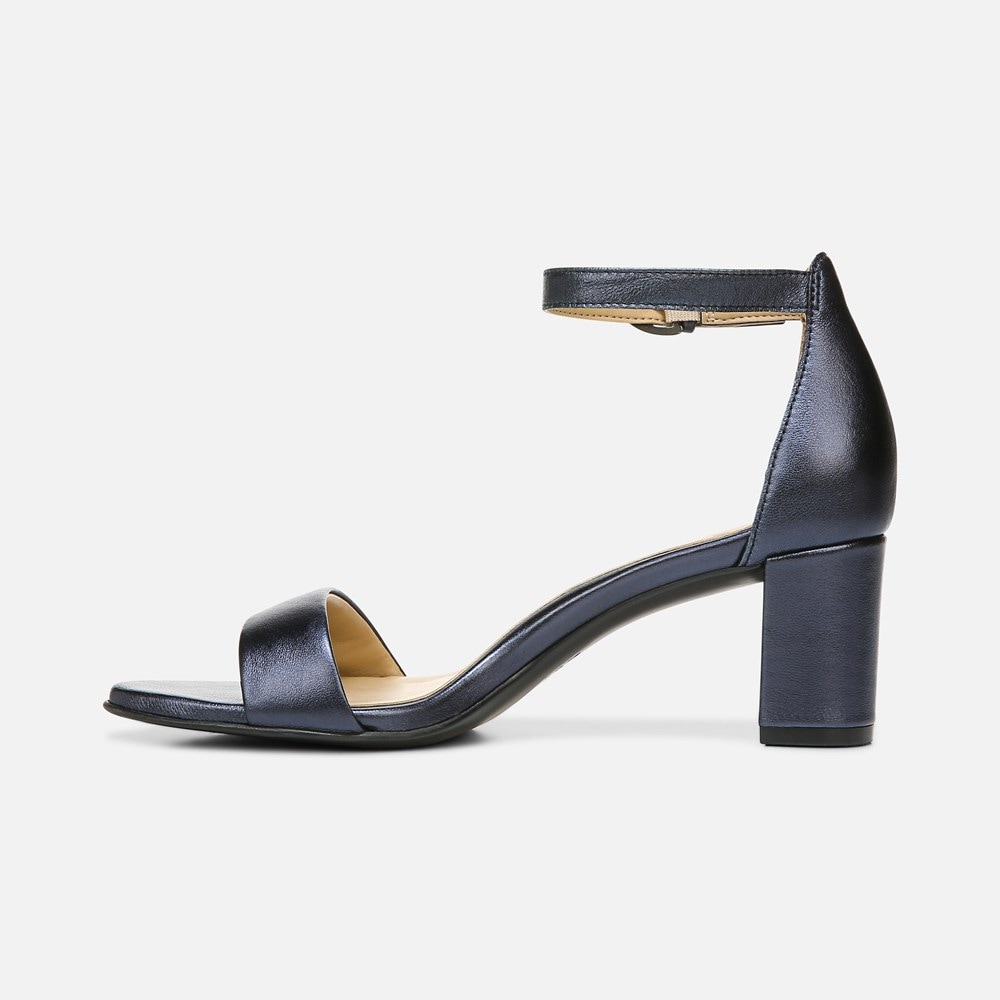 Naturalizer Vera Dress Sandal - French Navy Leather Naturalizer Vera Dress Sandal - French Navy Leather
